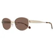 Michael Kors MK1161 MONTE CARLO 101473, Gold frame, Solid Brown lenses, view 2