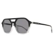 Michael Kors MK2251U JACKSON HOLE Polarized 401381, Black frame, Solid Dark Grey Polarized lenses, view 2