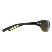 Nike SKYLON ACE MI EV0525 077, Black frame, Brown Green lenses, view 3