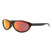 Nike RETRO M DV6954 010, Black frame, Red Mirror lenses, view 2