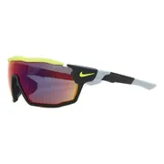 Nike SHOW X RUSH E DZ7369 010, Black frame, Blue Gradient Red lenses, view 2