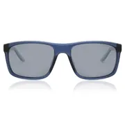 Nike FIRE L P FD1819 Polarized 434, Blue frame, Silver lenses, view 1