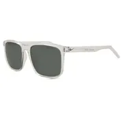Nike RAVE P FD1849 Polarized 901, Clear frame, Green lenses, view 2