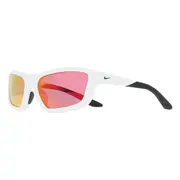 Nike BRAZER M FV2401 100, White frame, Orange Red Mirror lenses, view 2