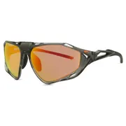 Nike ZEUS RISE E IF1113X 084, Grey frame, Road Orange Mirror lenses, view 2