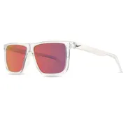 Nike BLAZE P IQ7183X Polarized 925, Clear frame, Red Mirror lenses, view 2