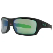 Oakley OO9263 TURBINE Polarized 926345, Black frame, Prizm™ Jade Green Mirror lenses, view 2