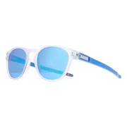 Oakley OO9265 LATCH 926576, Clear frame, Prizm Sapphire Blue Mirror lenses, view 2