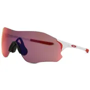 Oakley OO9313 EVZERO PATH Asian Fit 931304, White frame, Prizm Road/Red lenses, view 2
