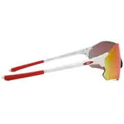 Oakley OO9313 EVZERO PATH Asian Fit 931304, White frame, Prizm Road/Red lenses, view 3