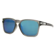 Oakley OO9358 LATCH SQUARED Asian Fit 935812, Grey frame, Prizm™ Sapphire Blue Mirror lenses, view 2