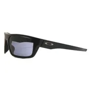 Oakley OO9367 DROP POINT 936701, Black frame, Grey lenses, view 2