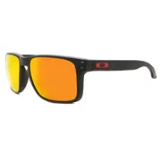 Oakley OO9417 HOLBROOK XL 941704, Black frame, Prizm™ Ruby Red Mirror lenses, view 2