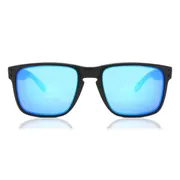Oakley OO9417 HOLBROOK XL Polarized 941721, Black frame, Prizm™ Sapphire Blue Mirror lenses, view 1