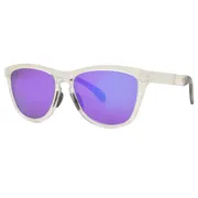 Oakley OO9284 FROGSKINS RANGE 928412, Clear frame, Prizm™ Violet Mirror lenses, view 2