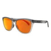 Oakley OO9284 FROGSKINS RANGE 928401, Grey frame, Prizm™ Ruby Red Mirror lenses, view 2