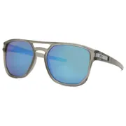 Oakley OO9436 LATCH BETA Polarized 943606, Grey frame, Prizm™ Sapphire Blue Mirror lenses, view 2