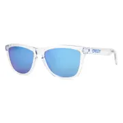 Oakley OO9013 FROGSKINS 9013D0, Clear frame, Prizm™ Sapphire Blue Mirror lenses, view 2
