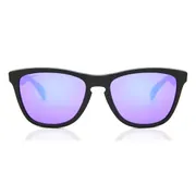 Oakley OO9013 FROGSKINS 9013H6, Black frame, Prizm™ Violet Mirror lenses, view 1