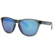 Oakley OO9013 FROGSKINS Polarized 9013F6, Clear frame, Prizm™ Sapphire Blue Mirror lenses, view 2