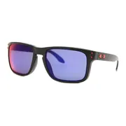 Oakley OO9102 HOLBROOK 910236, Black frame, Positive Red Iridium Mirror lenses, view 2