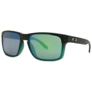 Oakley OO9102 HOLBROOK 9102E4, Green frame, Prizm Jade Mirror lenses, view 2