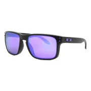 Oakley OO9102 HOLBROOK 9102K6, Black frame, Prizm™ Violet Mirror lenses, view 2