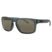 Oakley OO9102 HOLBROOK Polarized 9102Z4, Clear frame, Prizm™ Black Mirror Polarized lenses, view 2