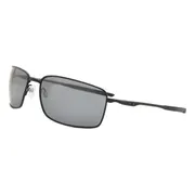 Oakley OO4075 SQUARE WIRE Polarized 407505, Black frame, Dark Grey lenses, view 2