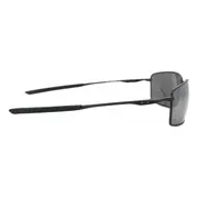 Oakley OO4075 SQUARE WIRE Polarized 407505, Black frame, Dark Grey lenses, view 3