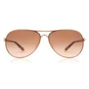 Oakley OO4079 FEEDBACK 407901, Rose-Gold frame, Vr50 Brown Gradient lenses, view 1