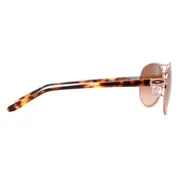Oakley OO4079 FEEDBACK 407901, Rose-Gold frame, Vr50 Brown Gradient lenses, view 3