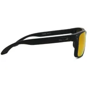 Oakley OO9102 HOLBROOK 9102E2, Black frame, Prizm Ruby Mirror lenses, view 3