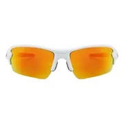 Oakley OO9271 FLAK 2.0 Asian Fit Polarized 927153, White frame, Prizm Ruby Polarized lenses, view 1