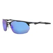 Oakley OO4145 WIRE TAP 2.0 414504, Black frame, Prizm™ Sapphire Blue Mirror lenses, view 2