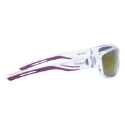 Polaroid PLD 7028/S 141/AI, Clear frame, Purple Mirror lenses, view 3