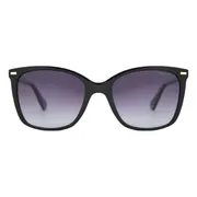 Polaroid PLD 4108/S Polarized 807/WJ, Black frame, Gradient Grey lenses, view 1