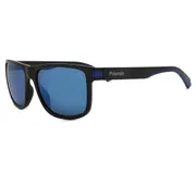 Polaroid PLD 2123/S D51/5X, Black frame, Blue lenses, view 2