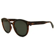 Polaroid PLD 6185/S 086/UC, Tortoiseshell frame, Green lenses, view 2