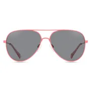 Polaroid PLD 6187/S Polarized 35J/M9, Pink frame, Grey lenses, view 1