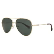 Polaroid PLD 6187/S Polarized J5G/UC, Gold frame, Green lenses, view 2