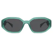 Polaroid PLD 6189/S 1ED/M9, Green frame, Grey lenses, view 1