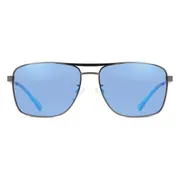 Polaroid PLD 2136/G/S/X Asian Fit KJ1/5X, Gunmetal frame, Blue Mirror lenses, view 1