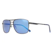 Polaroid PLD 2136/G/S/X Asian Fit KJ1/5X, Gunmetal frame, Blue Mirror lenses, view 2