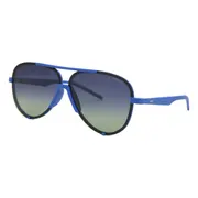 Polaroid PLD 6017/S ZDI/PW, Black frame, Blue lenses, view 2