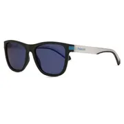 Polaroid PLD 2138/S Polarized 0VK/5X, Black frame, Blue Mirror lenses, view 2