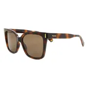 Polaroid PLD 6192/S Polarized 086/SP, Tortoiseshell frame, Brown lenses, view 2