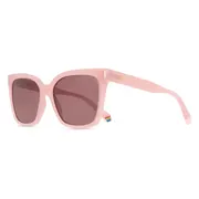 Polaroid PLD 6192/S Polarized 35J/KL, Pink frame, Grey lenses, view 2