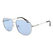 Polaroid PLD 6195/S/X Polarized 010/C3, Silver frame, Blue lenses, view 2