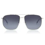 Polaroid PLD 4141/G/S/X Asian Fit Polarized 010/WJ, Silver frame, Gradient Grey lenses, view 1